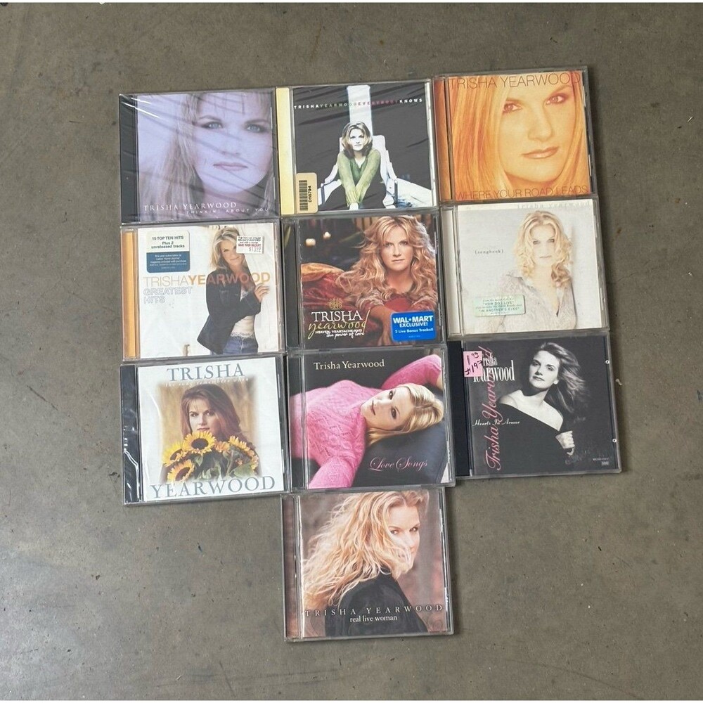 Lot of 10 Brand New Sealed Trisha Yearwood Assorted CD's
